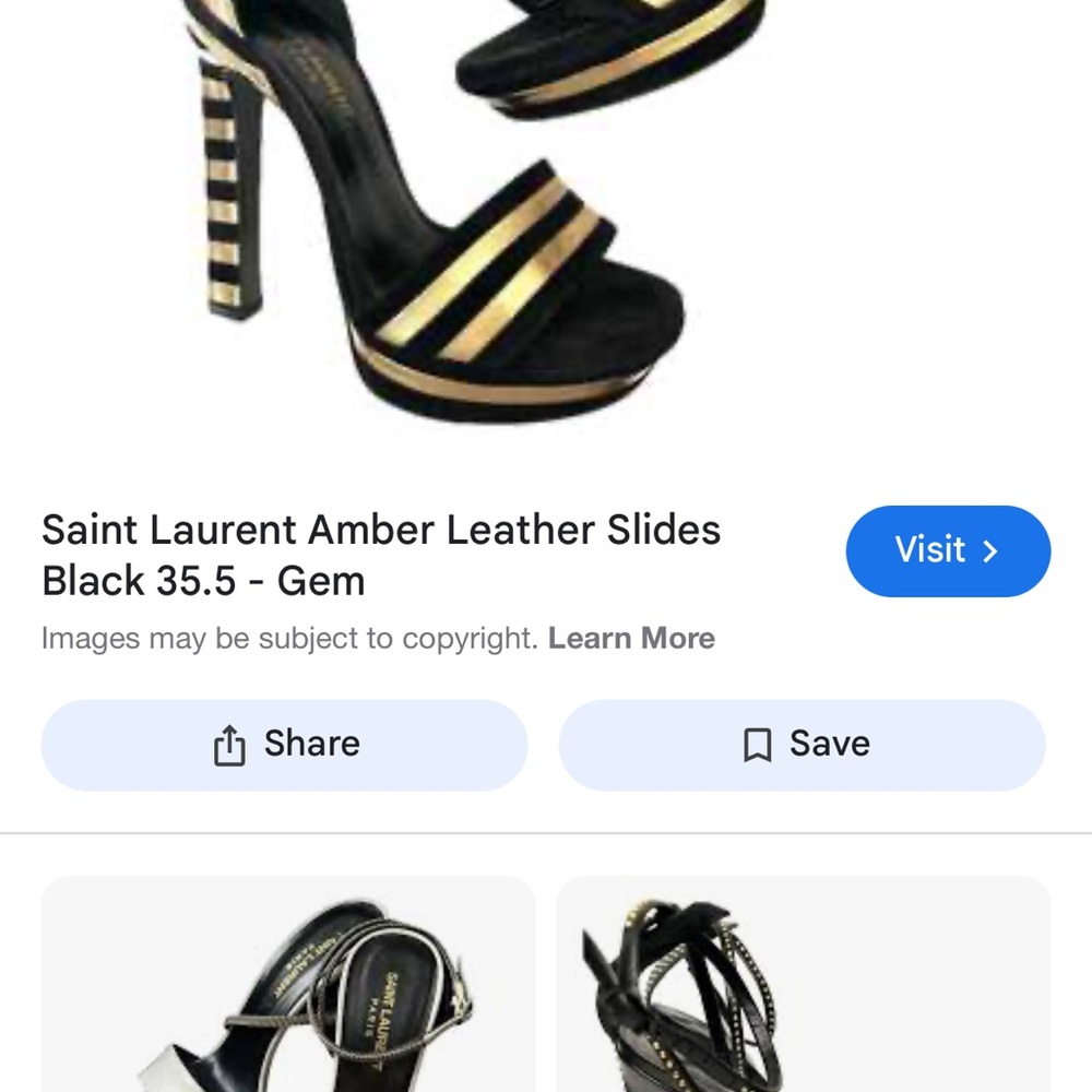 Saint Lauren heels - Picture 6 of 6